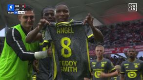 Lille venceu em casa do Reims e dedicou vitória a Angel Gomes