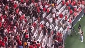 PSP revela duas detenções na sequência dos confrontos no Benfica-Casa Pia