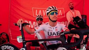 João Almeida após o terceiro lugar na etapa e a subida a segundo da geral: 