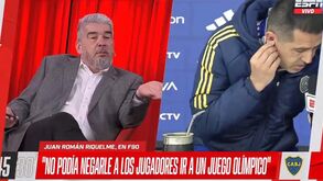 Vou andando: Riquelme não gostou de uma 'boca' e abandonou direto a meio