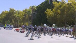 A queda que ditou o adeus de Rui Costa à Vuelta'2024