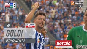 Arrancada tremenda de Galeno e nova assistência de Iván Jaime: assim foi o golo de Nico no FC Porto-Rio Ave