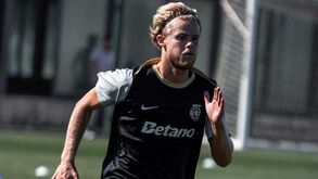 Hjulmand está recuperado e foi reintegrado nos trabalhos do Sporting