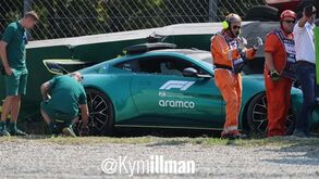 Caricato: Safety Car despistou-se nas voltas de teste em Monza