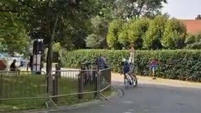Mathieu Van der Poel escapa de queda com 'save' incrível