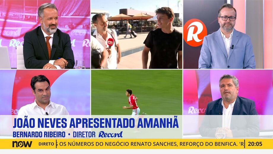 Diretor de Record em declarações no programa 'Record na Hora' no Now