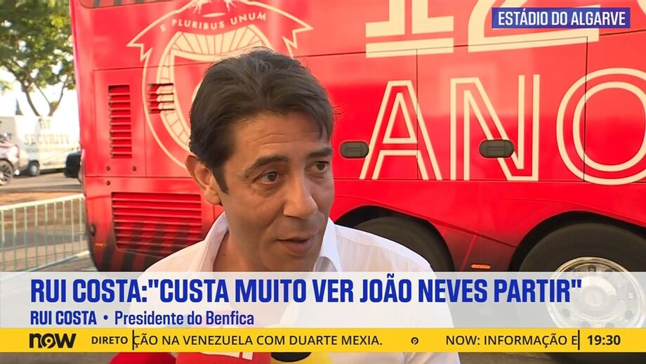 Presidente do Benfica sobre a venda de João Neves ao PSG