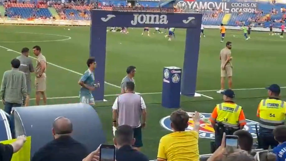 Avançado foi lançado de início no particular com o Getafe