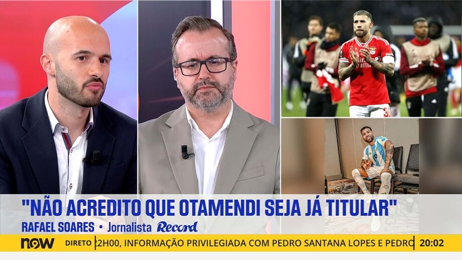 Jornalista de Record em declarações no programa 'Record na Hora' no Now