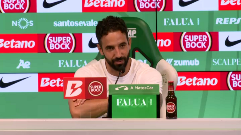 Treinador dos leões fala sobre a alteração na defesa em relação ao jogo da Supertaça com o FC Porto