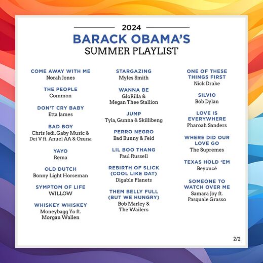 Playlist de Barack Obama