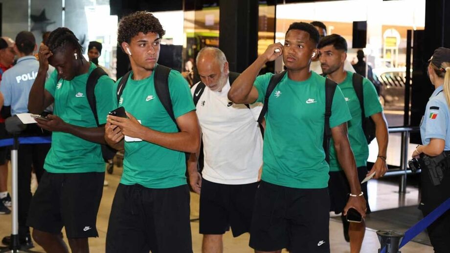 Gabriel Silva à partida para a Madeira, esta sexta-feira