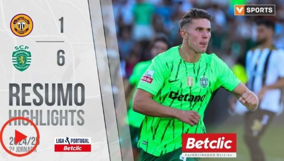 A crónica do Nacional-Sporting, 1-6: Pote cheio em goleada vigorosa