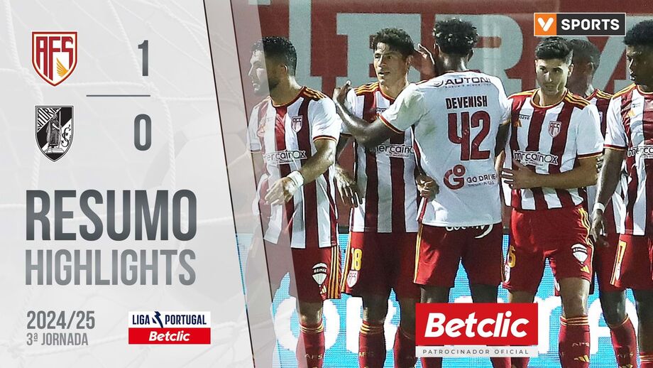 A crónica do AVS SAD-V. Guimarães, 1-0: Nenê derrubou a porta do castelo