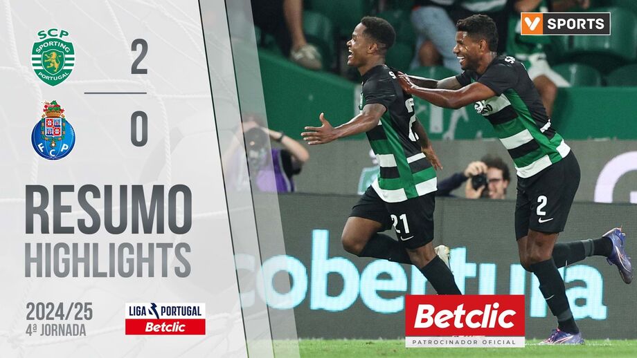 A crónica do Sporting-FC Porto, 2-0: Pote cheio de Gyökeres em triunfo indiscutível