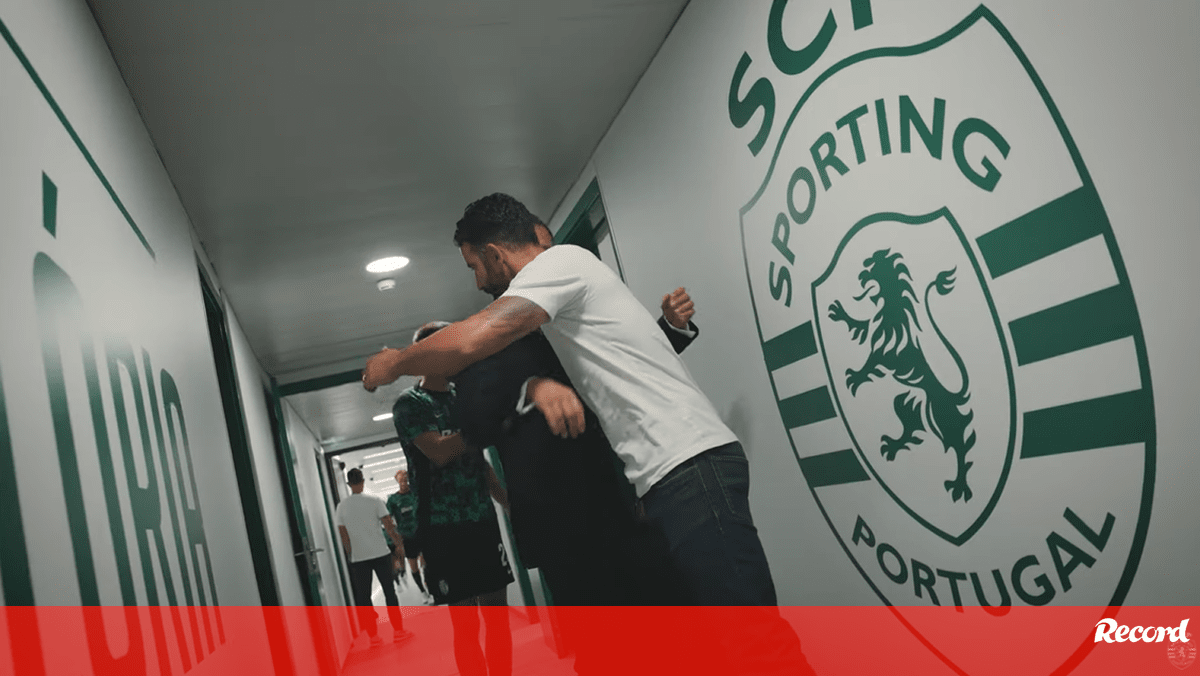 Do abraço entre Varandas e Amorim às várias máscaras em Alvalade: Sporting divulga bastidores do clássico