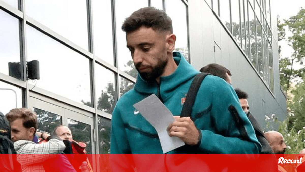 Bruno Fernandes falha primeiro treino da Seleção