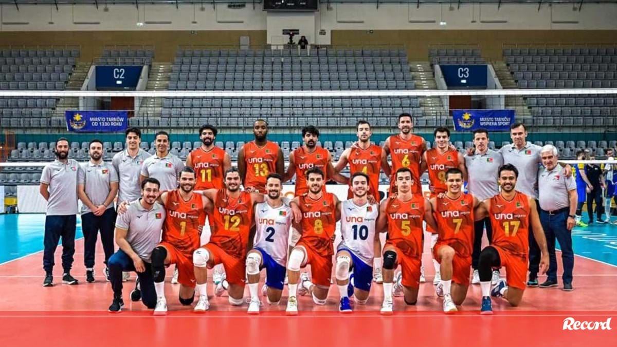 Portugal pela terceira vez no Mundial de voleibol, a primeira desde 2002