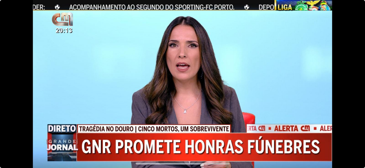 CMTV líder cresce 3% em agosto acima de todos os concorrentes juntos