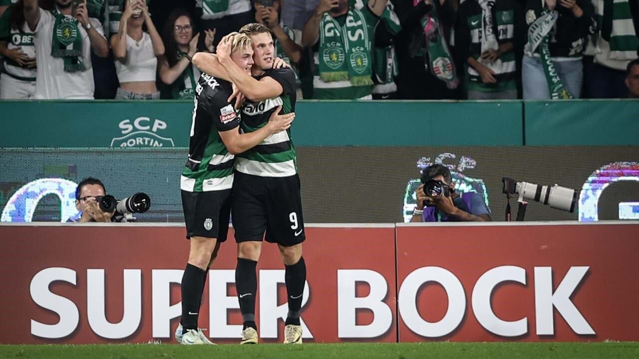 Gyökeres e Harder provaram que podem jogar em simultâneo –  o AVS SAD que o diga...