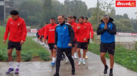 «Winter is coming»: a deixa de Carvalhal no treino do Sp. Braga à chuva