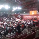 Assim está o ambiente no Pavilhão da Luz na AG do Benfica