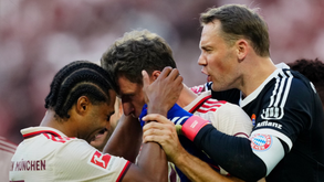 E ao 710.º jogo pelo Bayern Munique, Thomas Müller fez isto frente ao Friburgo
