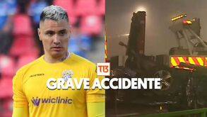 Guarda-redes internacional chileno com pé amputado após grave acidente de viação