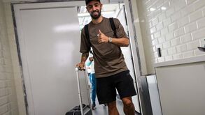 Bruno Fernandes já está na Cidade do Futebol com os restantes convocados