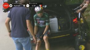 Wout van Aert sofre segunda queda do dia e abandona Vuelta