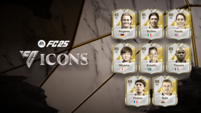 Já conheces os novos ICONS do EA SPORTS FC 25? Estão todos aqui