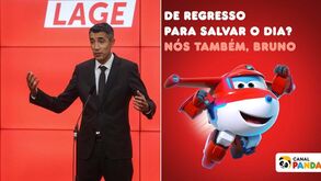 Canal Panda brinca com Lage: «De regresso para salvar o dia? Nós também, Bruno»