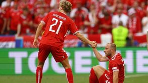 Eriksen reage com humor às picardias entre Hjulmand e Xhaka: «O Morten quer ser italiano»