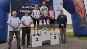 Portugal abre Mundial de ciclismo para surdos com bronze de André Soares