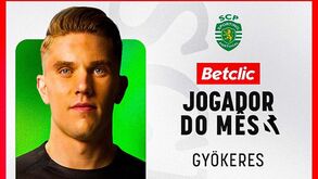 Gyökeres conquista prémio de melhor jogador da Liga em agosto