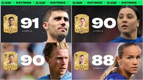 FC 25: Os melhores ratings dos jogadores da Premier League e das jogadoras da Barclays Women's Super League