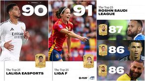 FC 25: Os melhores ratings dos jogadores da La Liga e da Saudi Pro League e das jogadoras da Liga F