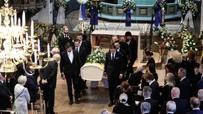 Toni e Beckham presentes no último adeus a Sven-Göran Eriksson: as imagens do funeral do sueco