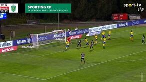 Trincão brilhou na assistência e Pote nem teve de saltar para marcar de cabeça: o golo do Sporting em Arouca