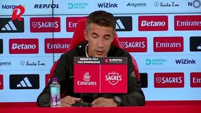 Bruno Lage revela o que sentiu quando o Benfica sofreu um golo aos 20 segundos