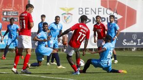 Benfica B-UD Oliveirense, 2-2: encarnados desperdiçam vantagem de dois golos e falham assalto à liderança 