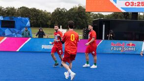 Red Bull Four 2 Score foi decidido em Leipzig com o espírito do 'power football' bem presente