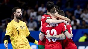 Portugal vence Marrocos e assegura 1.º lugar no Grupo E do Mundial de futsal