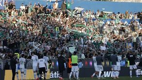Onda verde na Amoreira: bilhetes do Sporting para o Estoril esgotam em... 5 minutos