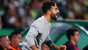 O onze do Sporting para o jogo com o Estoril: novidade no ataque dos leões