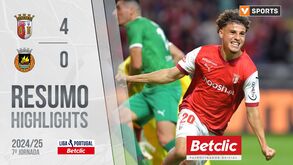 O resumo do Sp. Braga-Rio Ave: golos, casos e outros lances