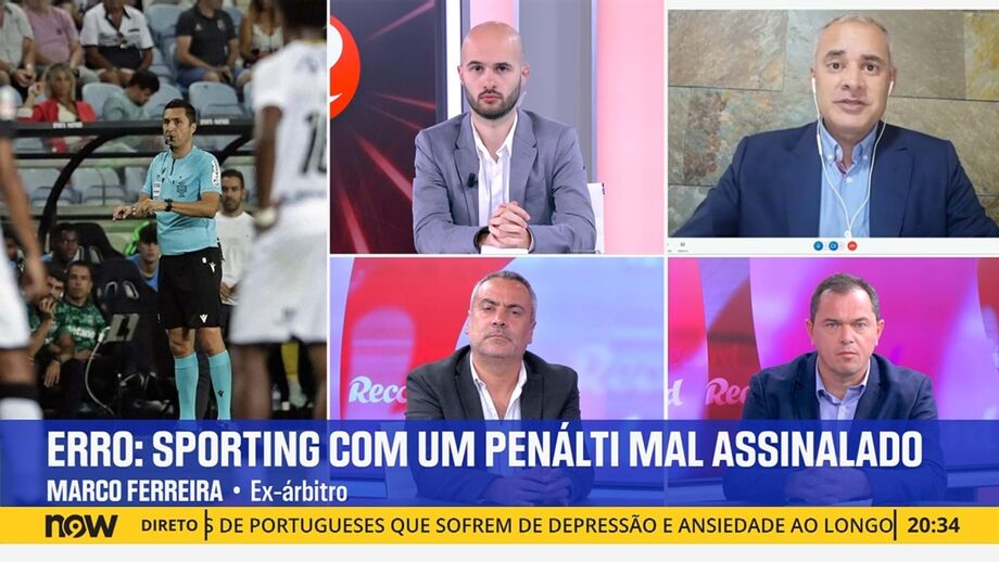 Marco Ferreira, ex-árbitro, analisa explicação de João Ferreira no lance de penálti no Farense-Sporting