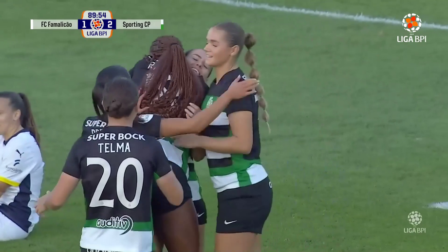 Leoas vencem com golos de Andreia, Ana Capeta e Eaton-Collins
