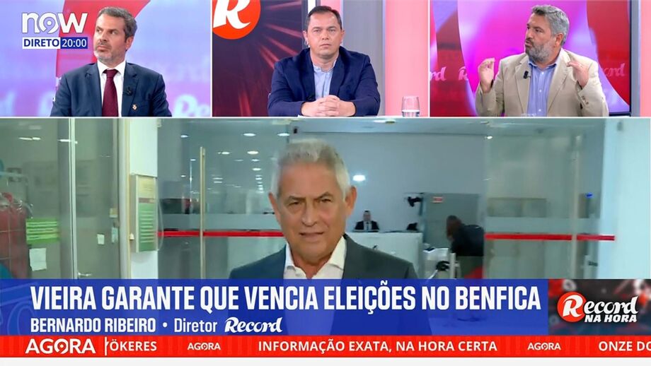 Bernardo Ribeiro, diretor de Record, analisa declarações de Luís Filipe Vieira
