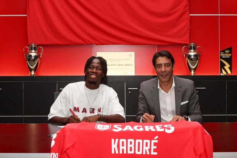 Issa Kaboré à l'entraînement avec Benfica